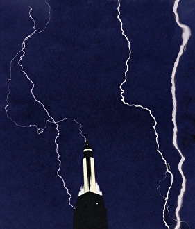 Lightning Strike Image Prints: Lightning strike