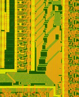 LM of part of the surface of a silicon chip LM of part of the surface of a silicon chip