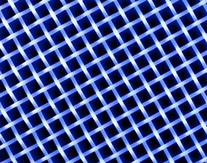Macrophoto of a lattice of polyester silk fibres Macrophoto of a lattice of polyester silk fibres
