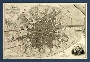 Map of the City of Dublin, 1797 Map of the City of Dublin, 1797