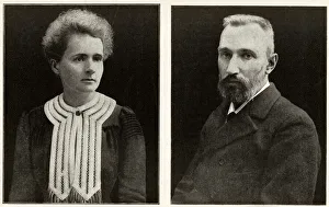 Marie and Pierre Curie, French physicists Marie and Pierre Curie, French physicists