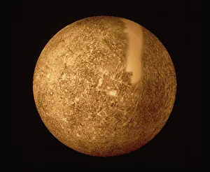 Mariner 10 mosaic of Mercury Mariner 10 mosaic of Mercury