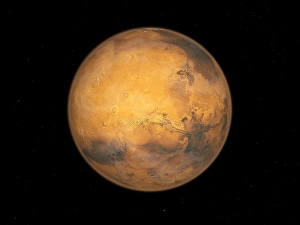 Martian Landscape Prints: Mars, artwork