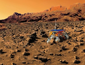 Mars Rover Prints: Mars Roving Vehicle Print