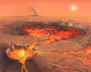 Martian volcanos Martian volcanos