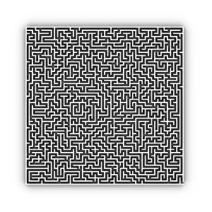 Images Dated 27th August 2008: Computer Art Maze Print