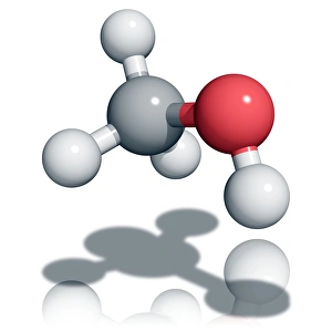 Images Dated 6th September 2007: Methanol Alcohol Molecule Print