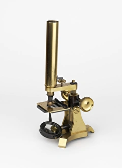 Science Museum London Exhibits Prints: Michael Faradays microscope