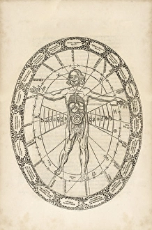 Microcosm and macrocosm, 17th century C016/8927 Microcosm and macrocosm, 17th century C016/8927