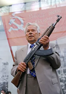 Mikhail Kalashnikov, Russian gun designer Mikhail Kalashnikov, Russian gun designer