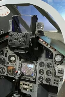 Air Plane Collection: Military aircraft cockpit