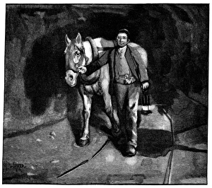 Historic Mining Equipment Prints: Mining, 19th century