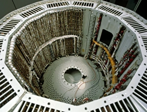 Prints of Minuteman. NS-10Q missile guidance system from a Minuteman ICBM (Intercontinental Ballistic missile), which carried a nuclear warhead Images Dated 2002 June: Minuteman NS-10Q Missile Guidance System Print
