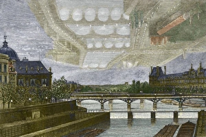 Mirage over Paris, 1869 Mirage over Paris, 1869