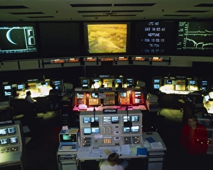 Mission Control at JPL, Pasadena, California Mission Control at JPL, Pasadena, California