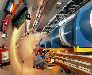 Mock-up of Large Hadron Collider at CERN Mock-up of Large Hadron Collider at CERN