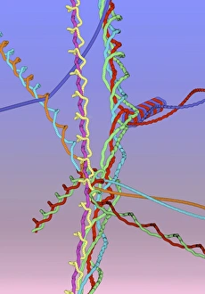 Quantum Mechanics Artwork Prints: Molecular collisions
