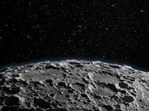 Moon Surface Artwork Prints: Moons surface, artwork
