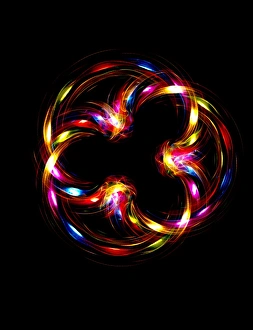Images Dated 20th March 2003: Multicoloured lights Print