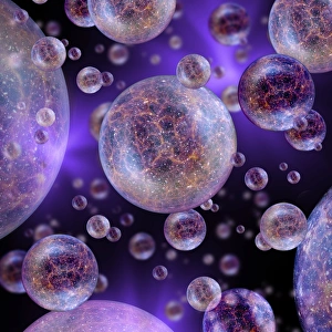 Space Time Continuum Prints: Multiverse, artwork