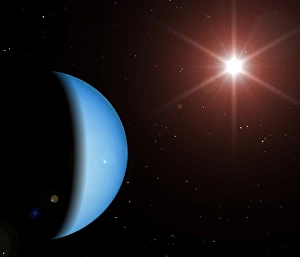 Neptune Pluto Print