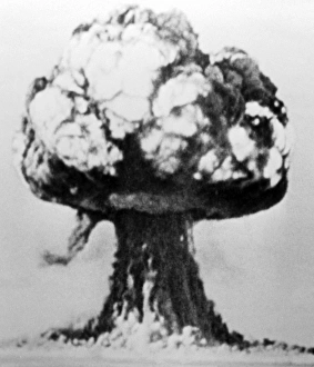 Mushroom Cloud Formation Prints: Nuclear explosion