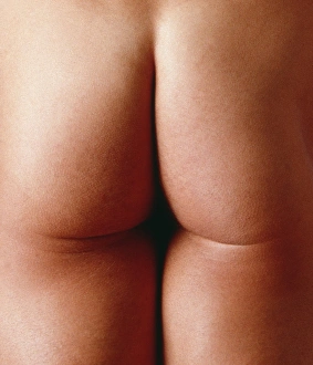 Images Dated 2001: Nude male buttocks Print