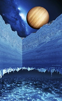 Solar System Exploration Prints: Ocean on Europa