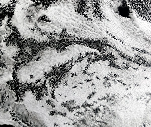 Open cell clouds over the South Atlantic Open cell clouds over the South Atlantic