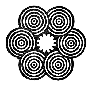 French Popular Science Weekly Prints: Optical illusion