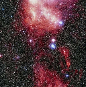 Optical image of part of Barnards loop nebula Optical image of part of Barnards loop nebula