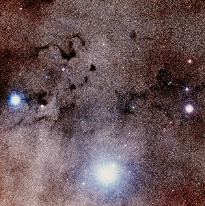 Optical image of Barnards nebulae B72 and B68 Optical image of Barnards nebulae B72 and B68