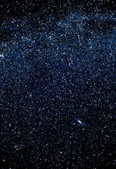 Optical image of Cassiopeia and Andromeda Optical image of Cassiopeia and Andromeda