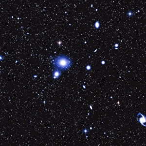 Optical image of the Fornax cluster of galaxies Optical image of the Fornax cluster of galaxies