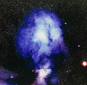 Optical image of Rho Ophiuchi reflection nebula Optical image of Rho Ophiuchi reflection nebula