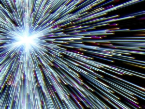 Images Dated 24th September 2012: Particle Rays Print