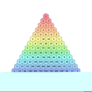 Images Dated 24th January 2014: Print of Pascal's Triangle