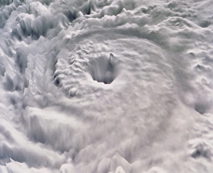 Perspective view of Hurricane Allen from space Perspective view of Hurricane Allen from space
