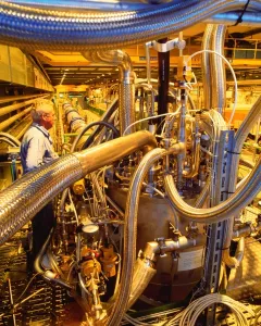 Physics Prints: Large Hadron Collider Magnet Testing Print