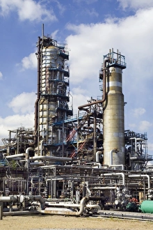 Pipestills at an oil refinery Pipestills at an oil refinery
