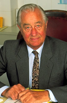 Portrait of Lord George Porter, Nobel chemist Portrait of Lord George Porter, Nobel chemist
