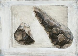 Prehistoric Stone Tools Prints: Prehistoric stone tools