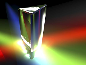 Images Dated 22nd February 2011: Prism and Light Spectrum Print