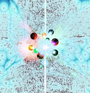 Subatomic Particles Prints: Quantum universe