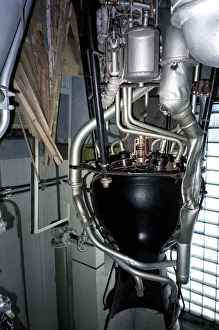 Soviet Space Exploration Prints: R-1 Soviet rocket engine