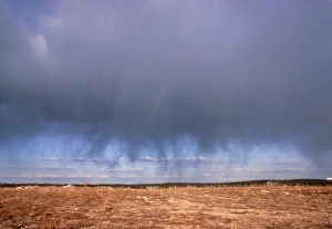 Rain veil from stratocumulus cloud Rain veil from stratocumulus cloud