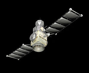 Solar System Exploration Prints: Satellite