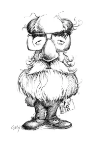 Scientist Prints: Daniel Dennett Print, 1942 photograph
