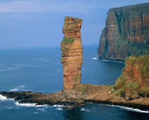 The Old Man of Hoy and St Johns Head Print