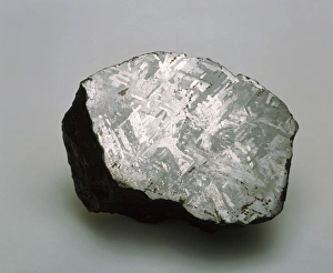 Sectioned iron meteorite Sectioned iron meteorite